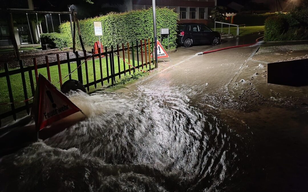 Unwetter Unterstützung Hauptwil